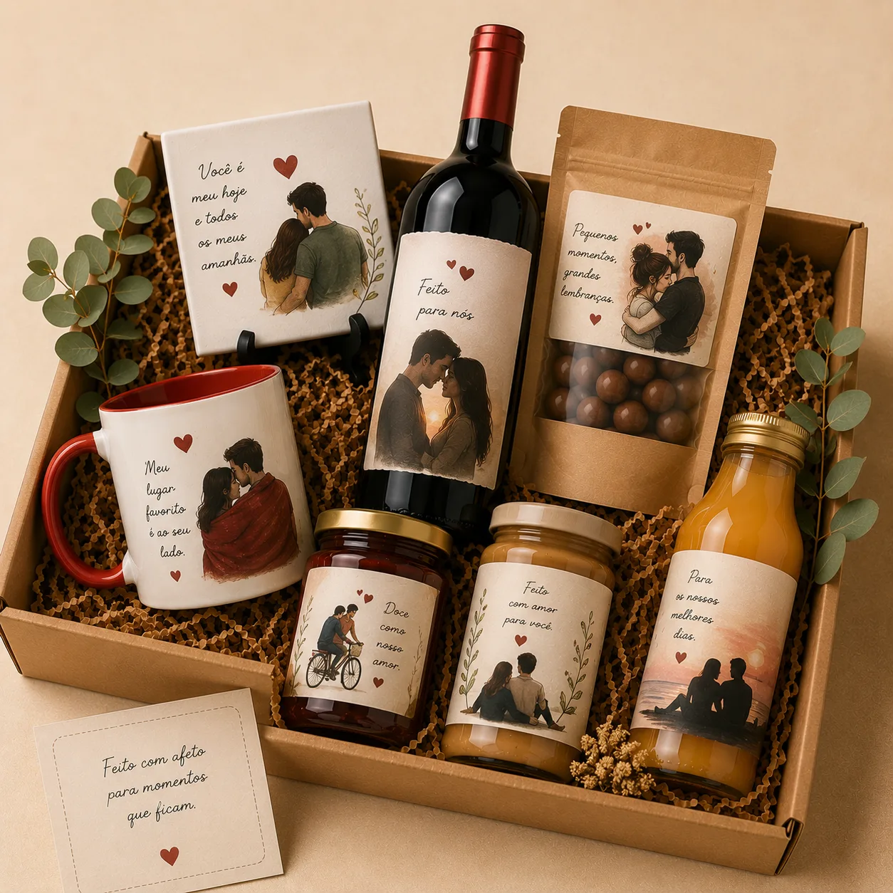Presentes personalizados artesanais para Dia dos Namorados